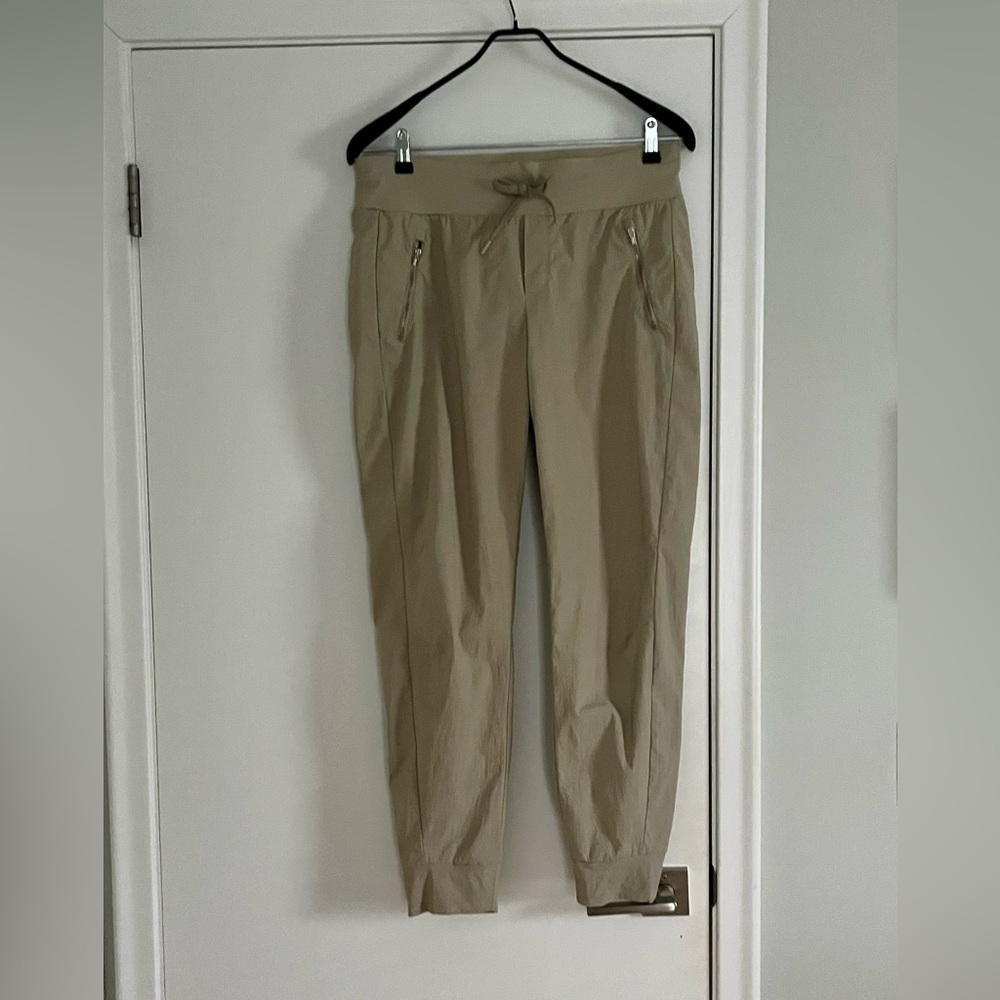Athleta Tan Track Pants